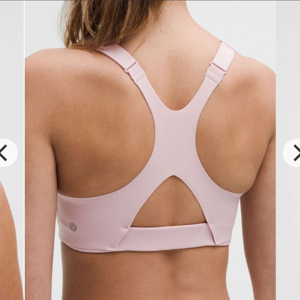lululemon athletica Light Pink Racerback Sports Bra
